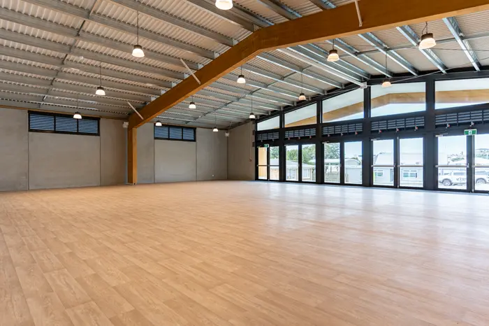 Hall toward glazing