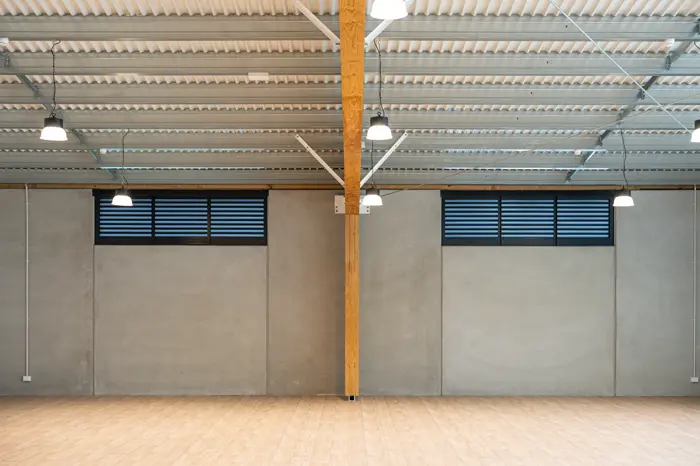 Hall interior symmetrical